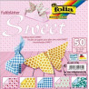 PAPEL ORIGAMI 50 Hj. 15x15 cm SWEET