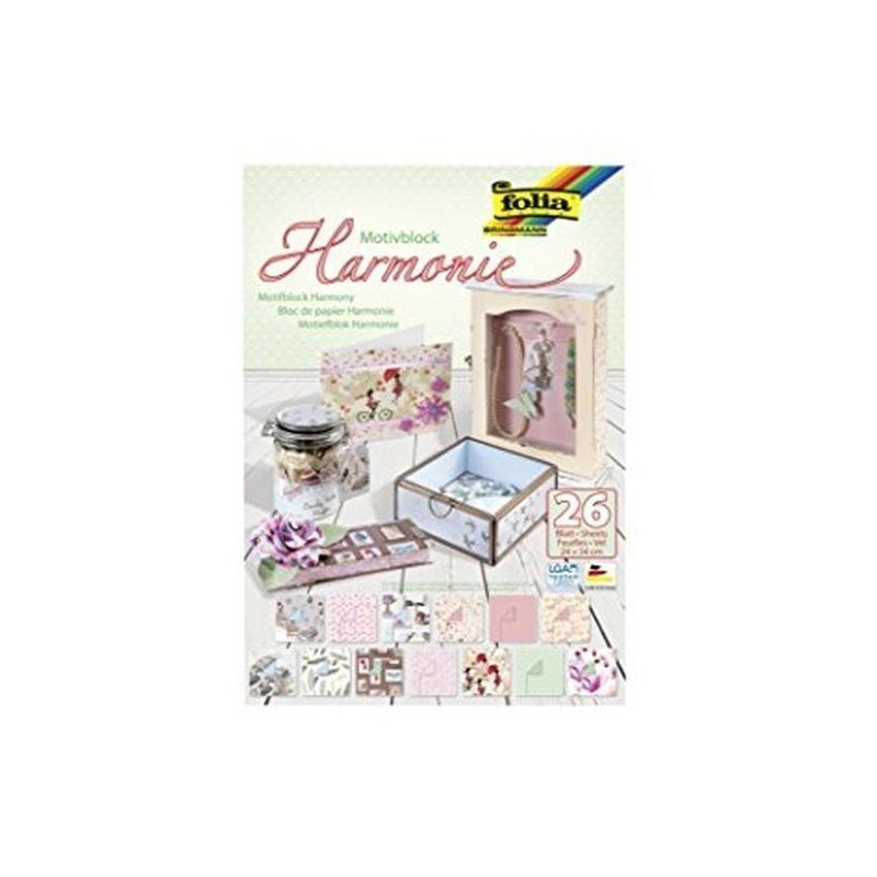 BLOCK SCRAP CARTUL. Y PAPEL HARMONIE