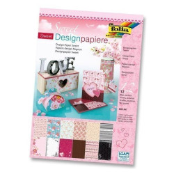 BLOC SCRAP 12 Hj. PAPEL DESIGN SWEET