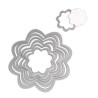 TROQUELES SIZZIX 7 Un. FLOR 8 PETALOS