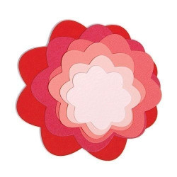 TROQUELES SIZZIX 7 Un. FLOR 8 PETALOS