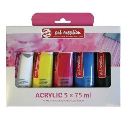 ACRILICO TALENS ART CREAT. 5 TUBOS 75 ml