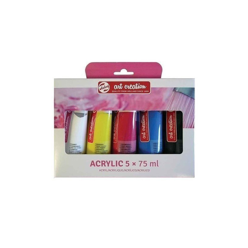 ACRILICO TALENS ART CREAT. 5 TUBOS 75 ml