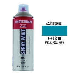 SPRAY ACRILICO 400 ml (522) AZUL TURQUESA