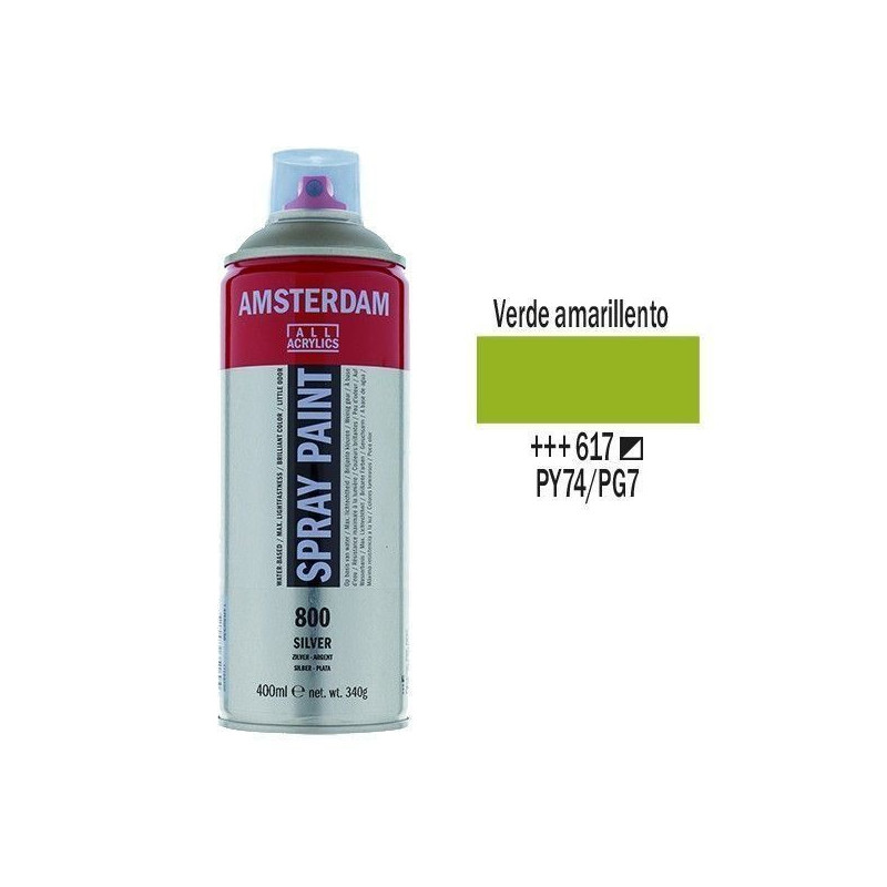 SPRAY ACRILICO 400 ml (617) VERDE AMARILLO