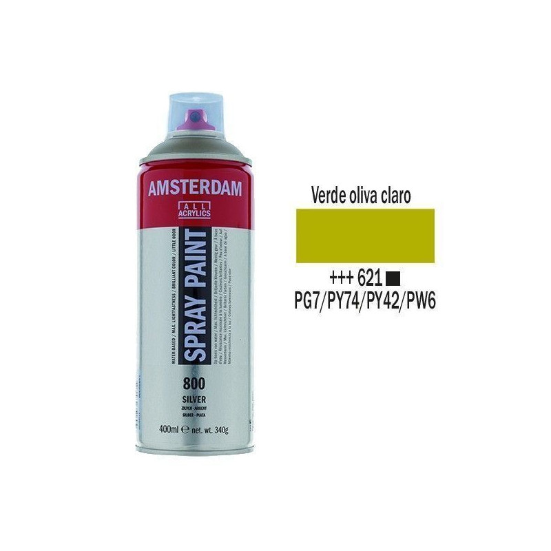 SPRAY ACRILICO 400 ml (621) VERDE OLIVA CLARO