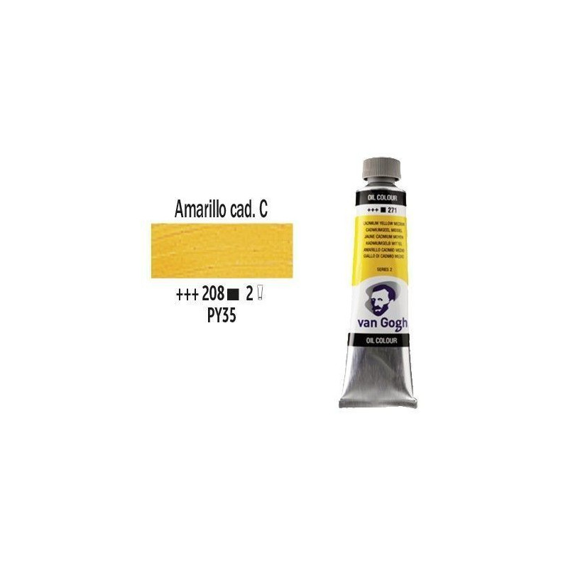 OLEO 40 ml VAN GOGH (208) AMARILLO CAD. CLARO