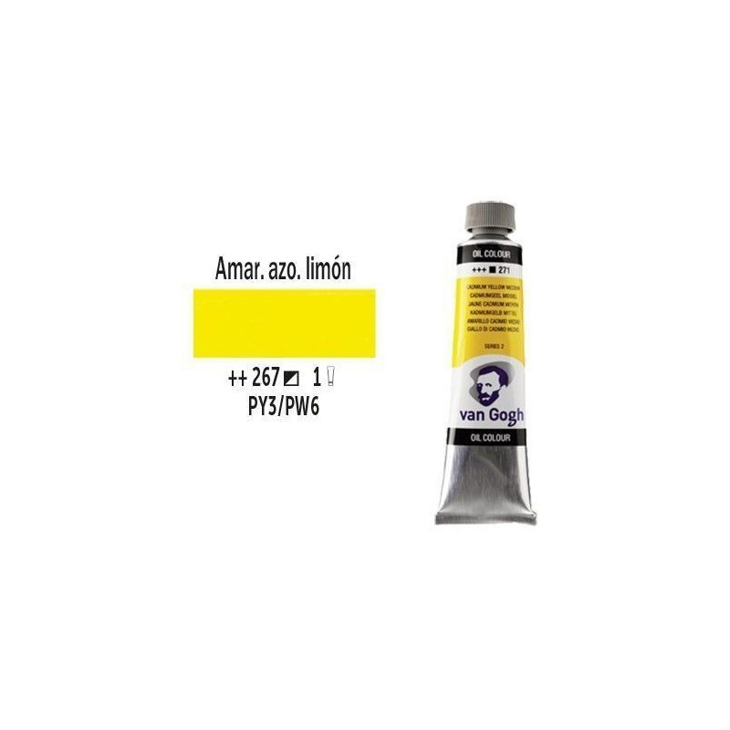 OLEO 40 ml VAN GOGH (267) AMARILLO AZO LIMON