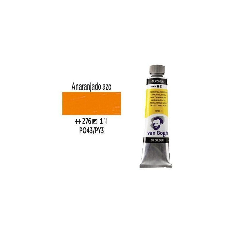 OLEO 40 ml VAN GOGH (276) ANARANJADO AZO