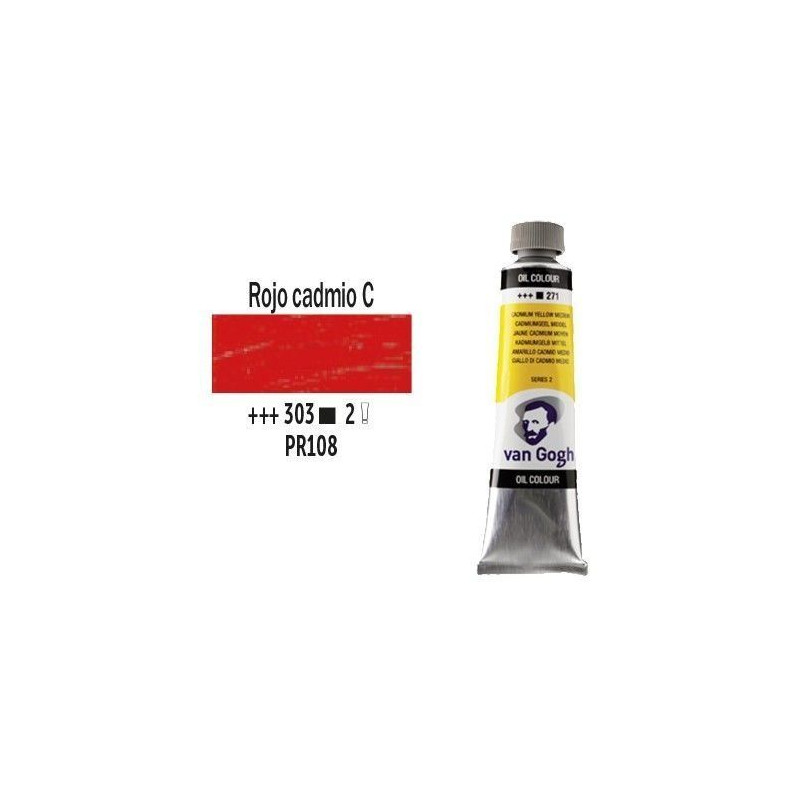 OLEO 40 ml VAN GOGH (303) ROJO CAD. CLARO