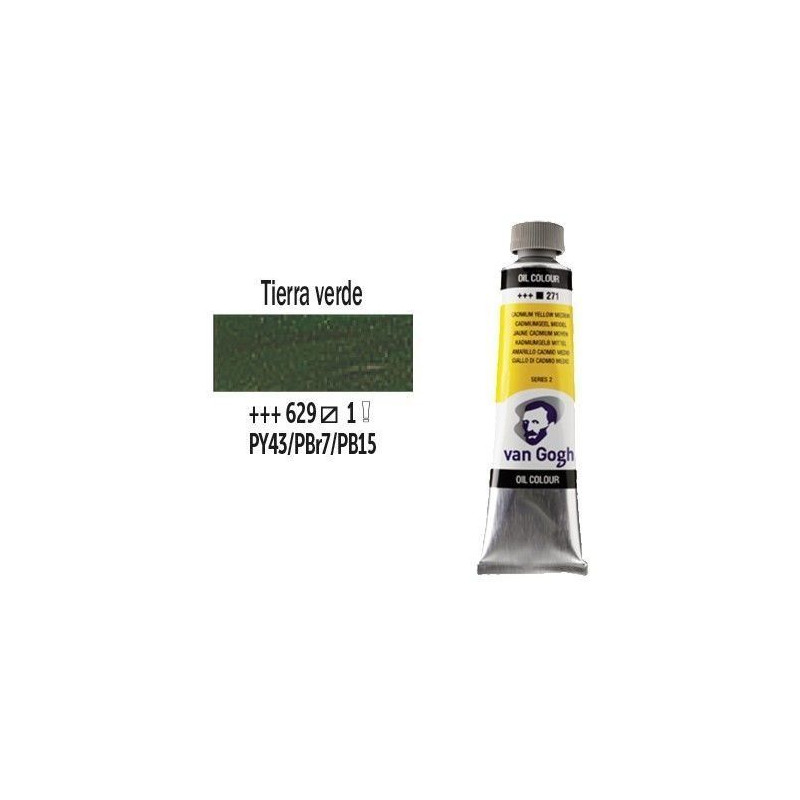 OLEO 40 ml VAN GOGH (629) VERDE TIERRA