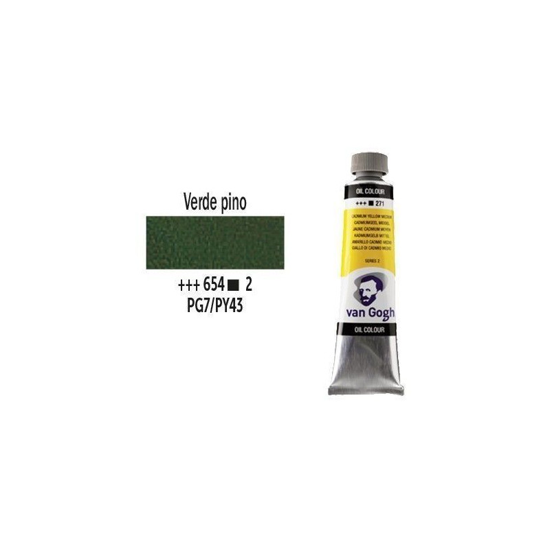 OLEO 40 ml VAN GOGH (654) VERDE PINO