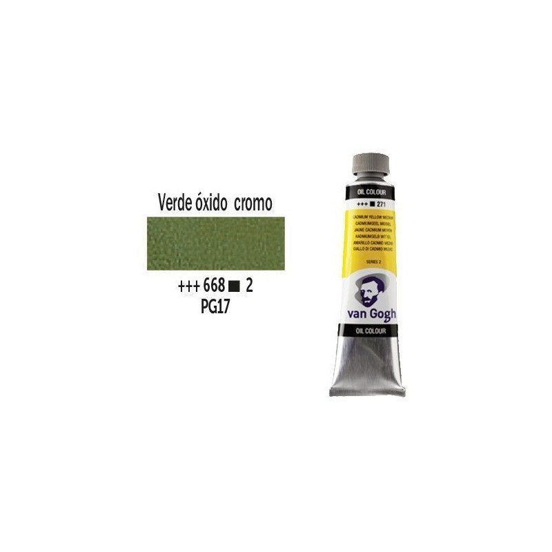 OLEO 40 ml VAN GOGH (668) VERDE OXIDO CROMO