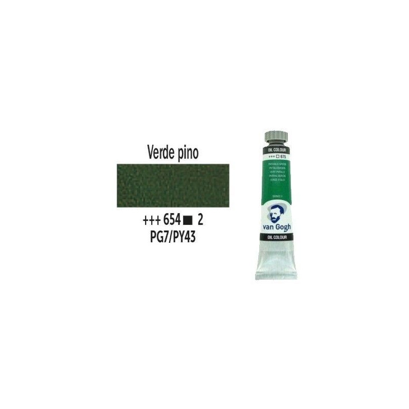 OLEO 20 ml VAN GOGH (654) VERDE PINO