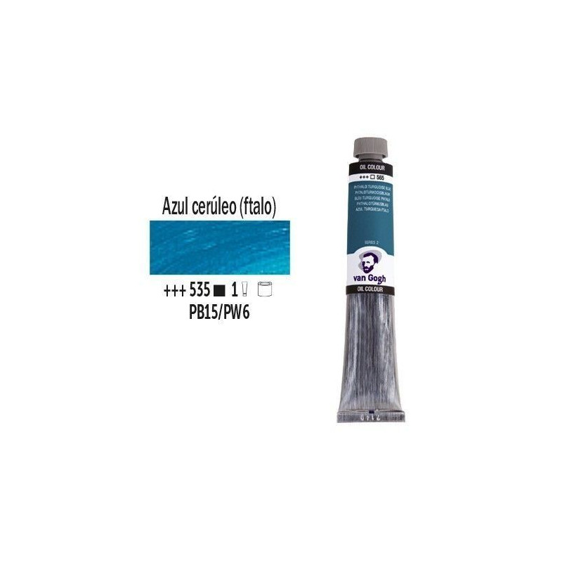 OLEO 60 ml V. GOGH Nº 535 AZUL CER. FTALO