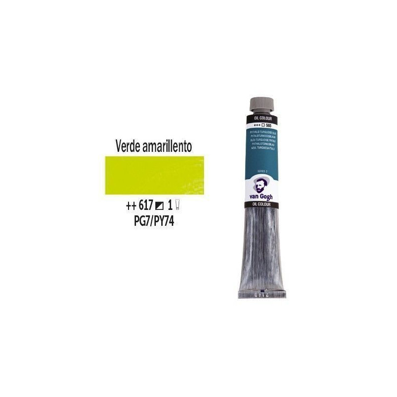 OLEO 60 ml V. GOGH Nº 617 VERDE AMARILL.