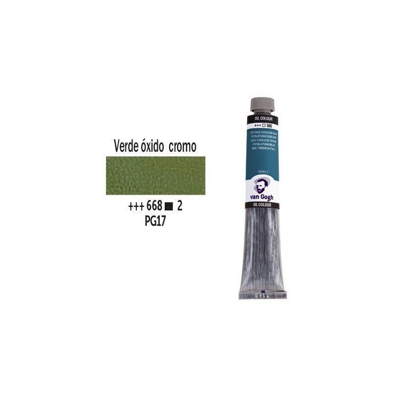 OLEO 60 ml V. GOGH Nº 668 VERDE OXIDO CR.