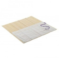 PORTAPINCELES BAMBU CON BOLSILLO 33,5x36 cm 