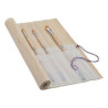 PORTAPINCELES BAMBU CON BOLSILLO 33,5x36 cm 