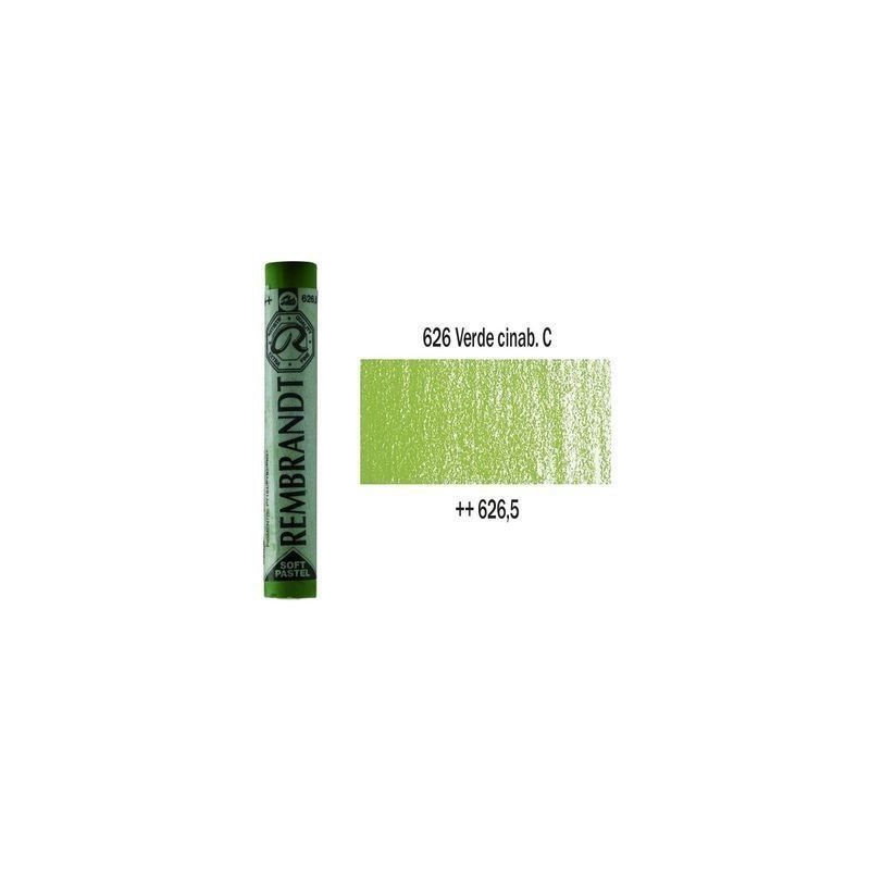 PASTEL SOFT REMBRANDT 626.5 VERDE CINABRIO CLARO