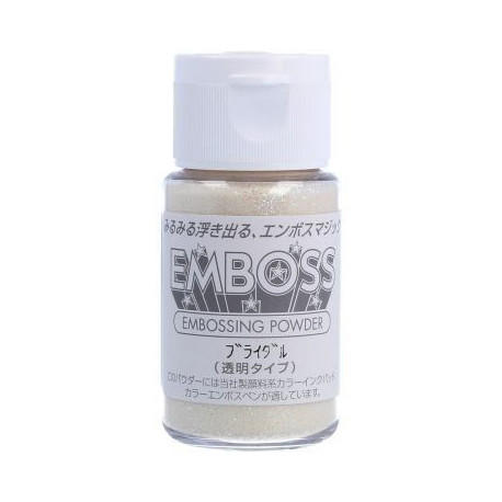 Polvos EMBOSS clear 30 ml nupcial "Bridal"