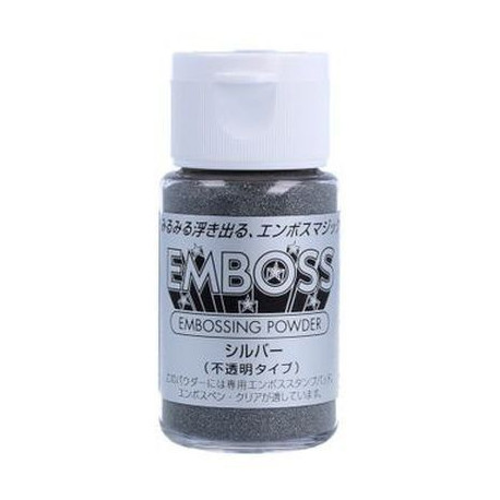 Polvos EMBOSS opaco 30 ml Plata