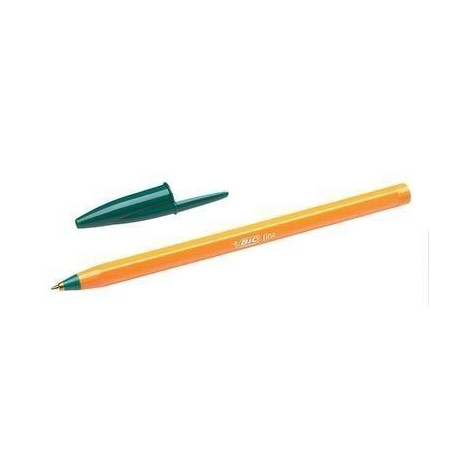 Boligrafo BIC NARANJA Punta Fina Verde