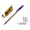 Bolígrafo BIC CRISTAL FUN 1,6 Punta Gruesa Morado