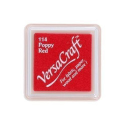 Tinta VERSACRAFT Textil 33x33 mm Poppy Red