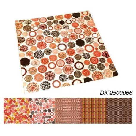 Pack 5 Hj. papel SCRAP 30,5x30,5 cm DK-2500066