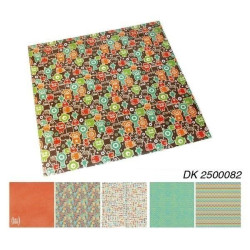 Pack 5 Hj. papel SCRAP 30,5x30,5 cm DK-2500082