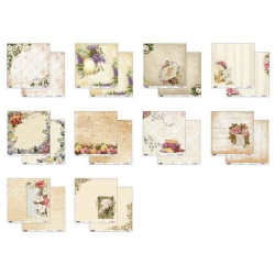 Set 10 Hj. papel Scrap FOR YOU 30,5x30,5 cm Elegance