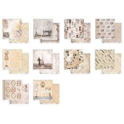 Set 10 Hj. papel Scrap FOR YOU 30,5x30,5 cm Sewing