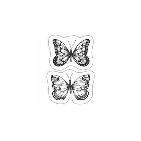 Sello Silicona 2,3x3 cm Cart-Us Dos Mariposas