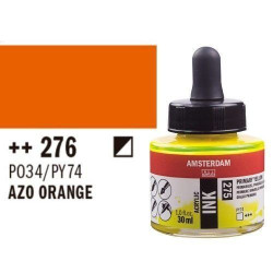 Tinta acrilica AMSTERDAM 30 ml (276) Anaranjado Azo