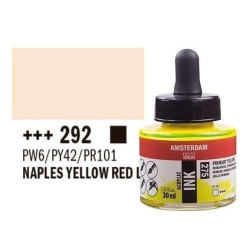 Tinta acrilica AMSTERDAM 30 ml (292) Amarillo Nap. Rojo Claro