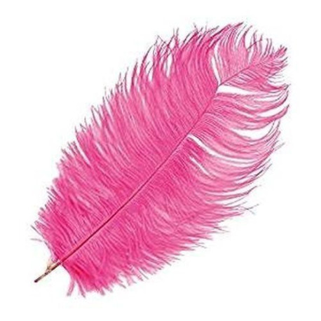 Pluma de Avestruz Fucsia