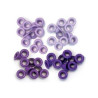 Pack 60 Ojetes We R 8 mm Tonos Lilas