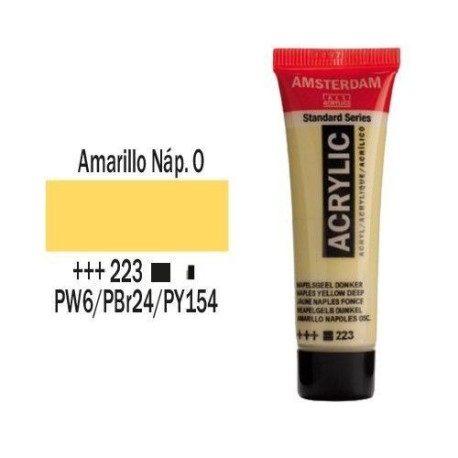 ACRILICO AMSTERDAM 20 ml (223) AMAR. NAP. OSC.