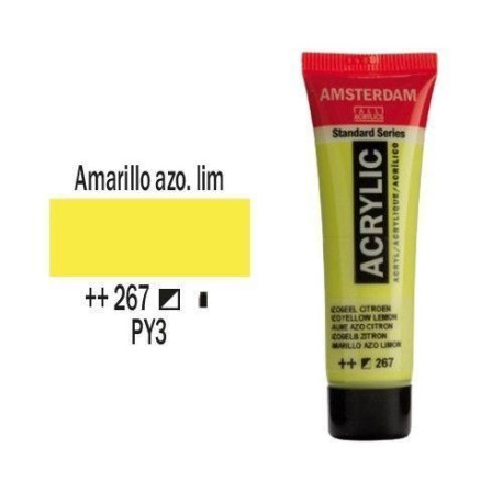 ACRILICO AMSTERDAM 20 ml (267) AMAR. AZO LIMON