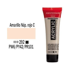 Acrilico Amsterdam 20 ml (292) Amarillo Nap. Rojo Claro