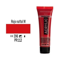 Acrilico Amsterdam 20 ml (396) Rojo Naftol Medio