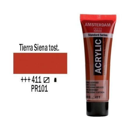 Acrilico Amsterdam 20 ml (411) Siena Tostado