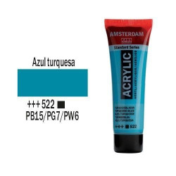 Acrilico Amsterdam 20 ml (522) Azul Turquesa