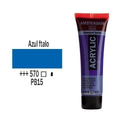 Acrilico Amsterdam 20 ml (570) Azul Ftalo