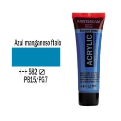 Acrilico Amsterdam 20 ml (582) Azul Manganeso Ftalo