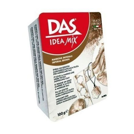 Pasta Modelar DAS IDEA MIX 100 gr Marrón Imperial