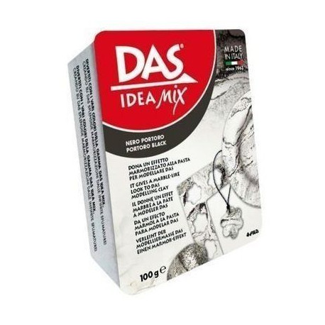 Pasta Modelar DAS IDEA MIX 100 gr Negro Portoro