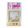 Pack 2 Marcos de Madera 8x10 cm Sweet