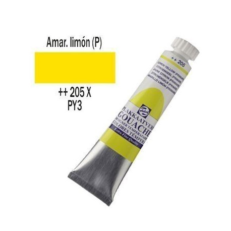 GOUACHE TALENS 20 ml Nº 205 AMAR. LIMON